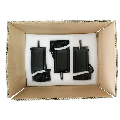 มอเตอร์เพลาคู่ขนาด 100 มม. Nema 34 6.8NM 4 สาย